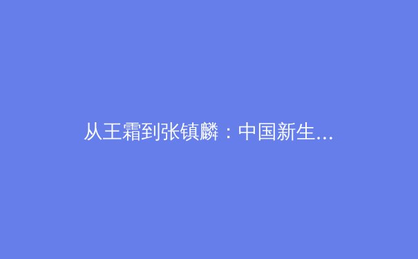 从王霜到张镇麟：中国新生代运动员如何改写职业体育叙事 - 4